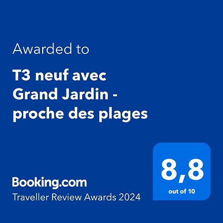 T3 neuf avec Grand Jardin - proche des plages Saint-Cyr-sur-Mer Exterior foto